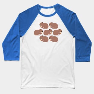 Wombat Loves Carrot I Baseball T-Shirt